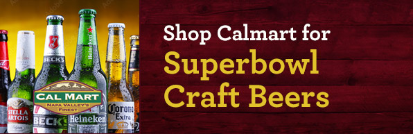 CalMart Craft Beers for The Superbowl